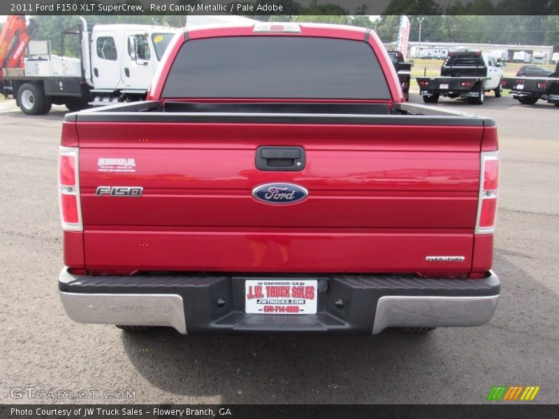 Red Candy Metallic / Pale Adobe 2011 Ford F150 XLT SuperCrew