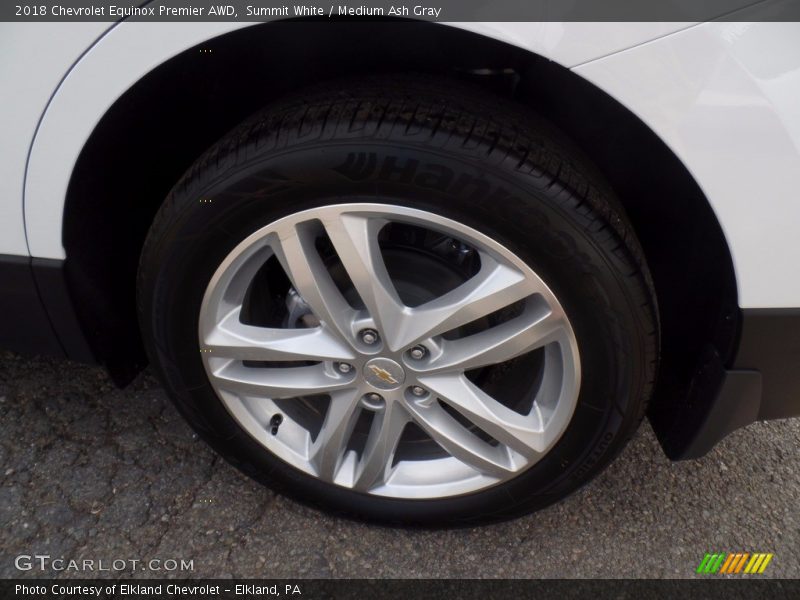 Summit White / Medium Ash Gray 2018 Chevrolet Equinox Premier AWD