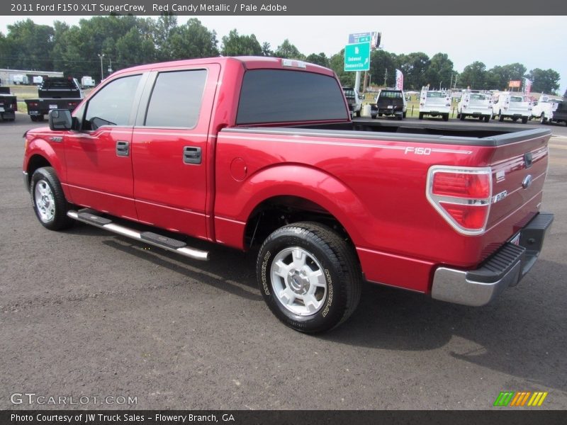 Red Candy Metallic / Pale Adobe 2011 Ford F150 XLT SuperCrew