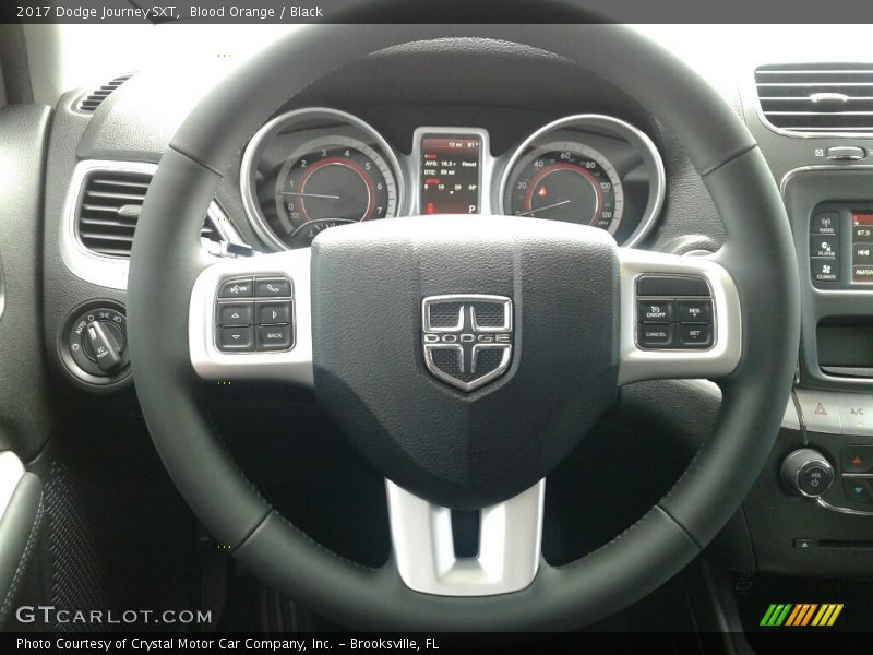 Blood Orange / Black 2017 Dodge Journey SXT