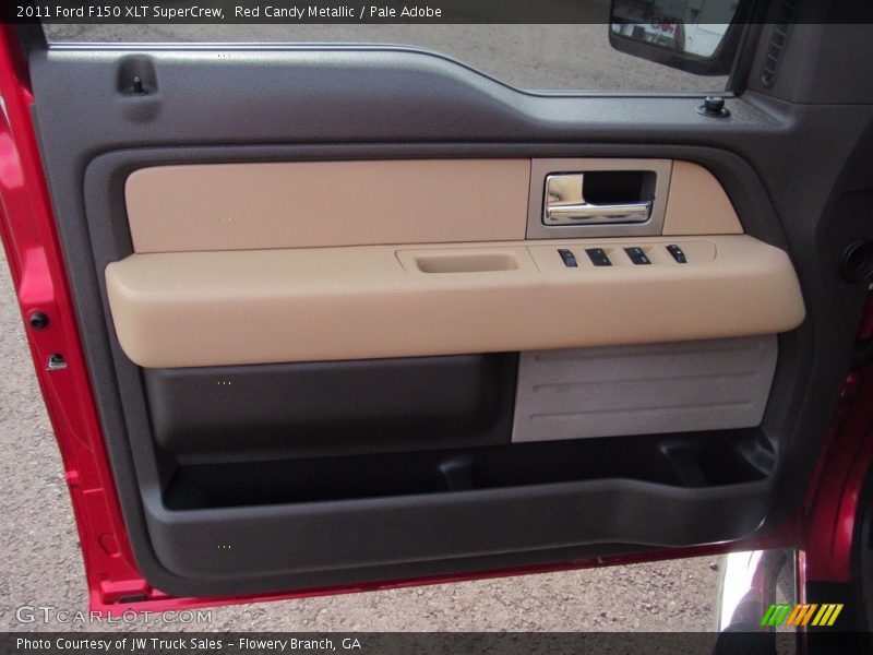 Red Candy Metallic / Pale Adobe 2011 Ford F150 XLT SuperCrew