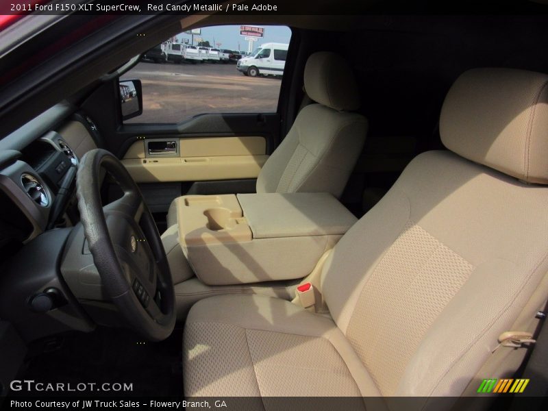 Red Candy Metallic / Pale Adobe 2011 Ford F150 XLT SuperCrew