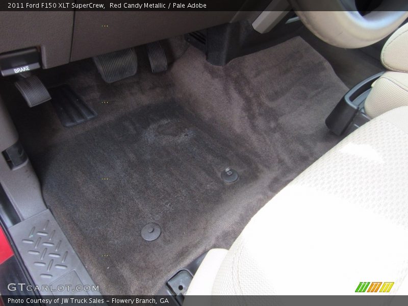 Red Candy Metallic / Pale Adobe 2011 Ford F150 XLT SuperCrew