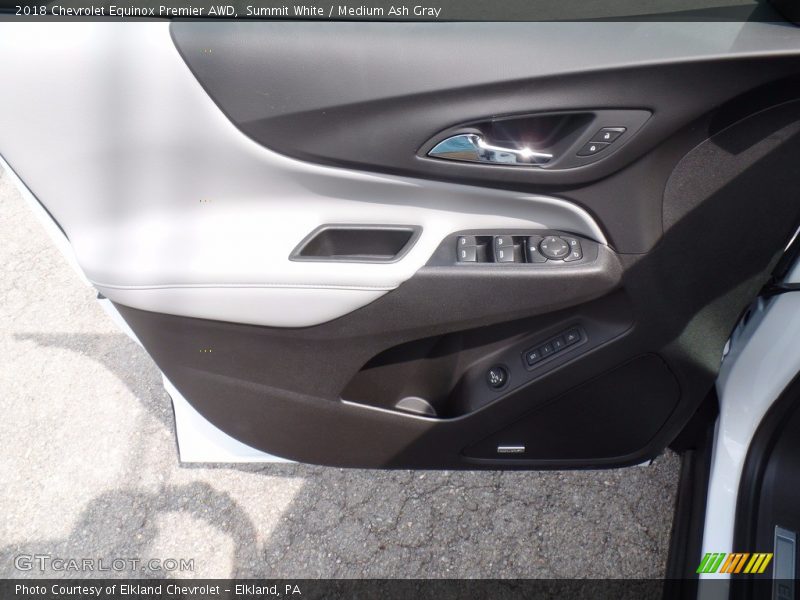 Summit White / Medium Ash Gray 2018 Chevrolet Equinox Premier AWD