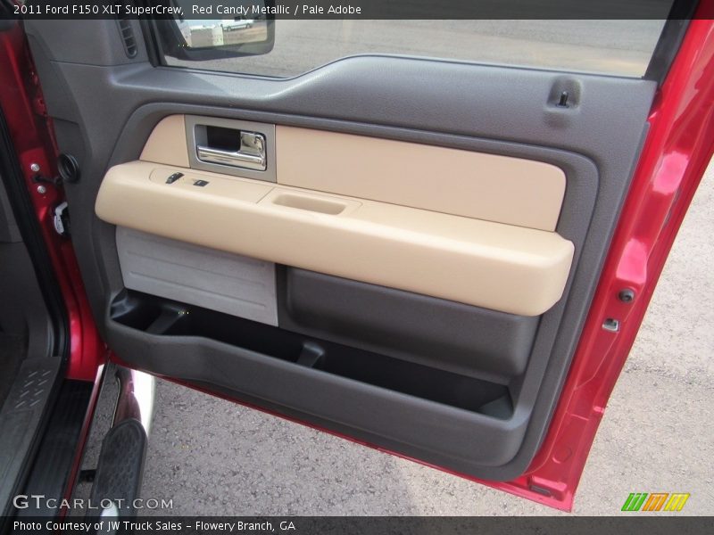 Red Candy Metallic / Pale Adobe 2011 Ford F150 XLT SuperCrew