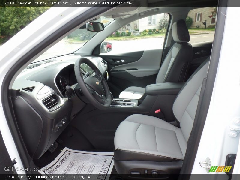 Summit White / Medium Ash Gray 2018 Chevrolet Equinox Premier AWD