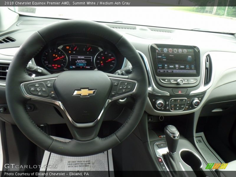 Summit White / Medium Ash Gray 2018 Chevrolet Equinox Premier AWD