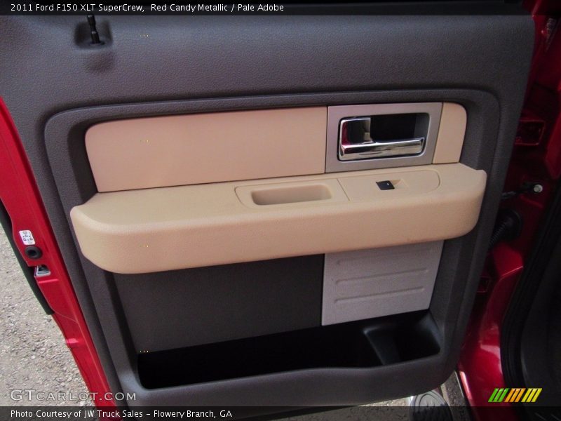 Red Candy Metallic / Pale Adobe 2011 Ford F150 XLT SuperCrew
