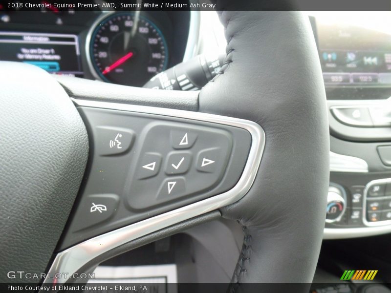 Summit White / Medium Ash Gray 2018 Chevrolet Equinox Premier AWD