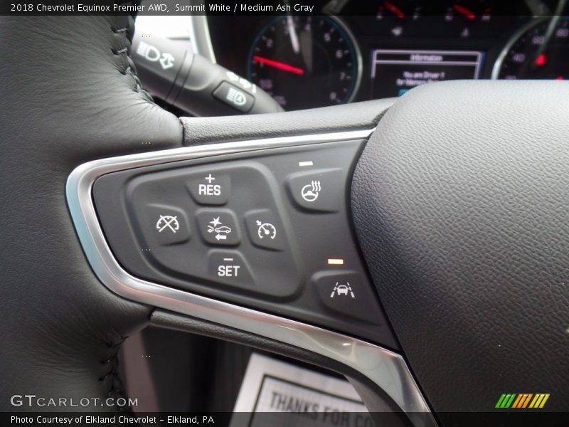 Summit White / Medium Ash Gray 2018 Chevrolet Equinox Premier AWD