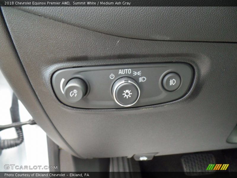 Summit White / Medium Ash Gray 2018 Chevrolet Equinox Premier AWD