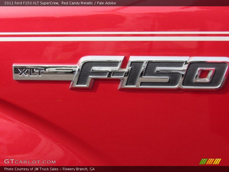 Red Candy Metallic / Pale Adobe 2011 Ford F150 XLT SuperCrew