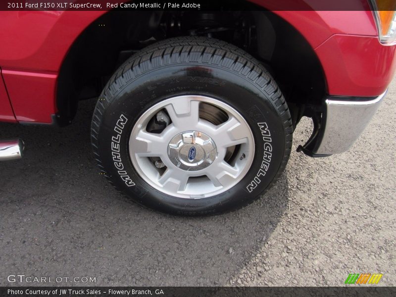 Red Candy Metallic / Pale Adobe 2011 Ford F150 XLT SuperCrew