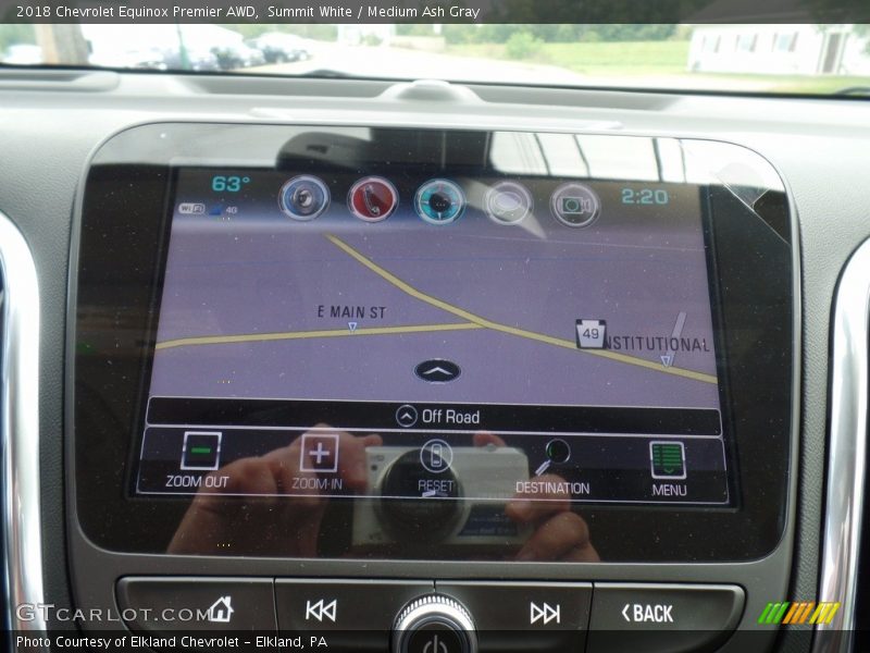 Summit White / Medium Ash Gray 2018 Chevrolet Equinox Premier AWD