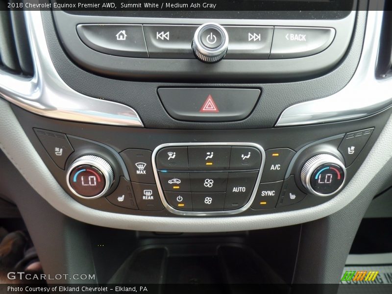 Summit White / Medium Ash Gray 2018 Chevrolet Equinox Premier AWD