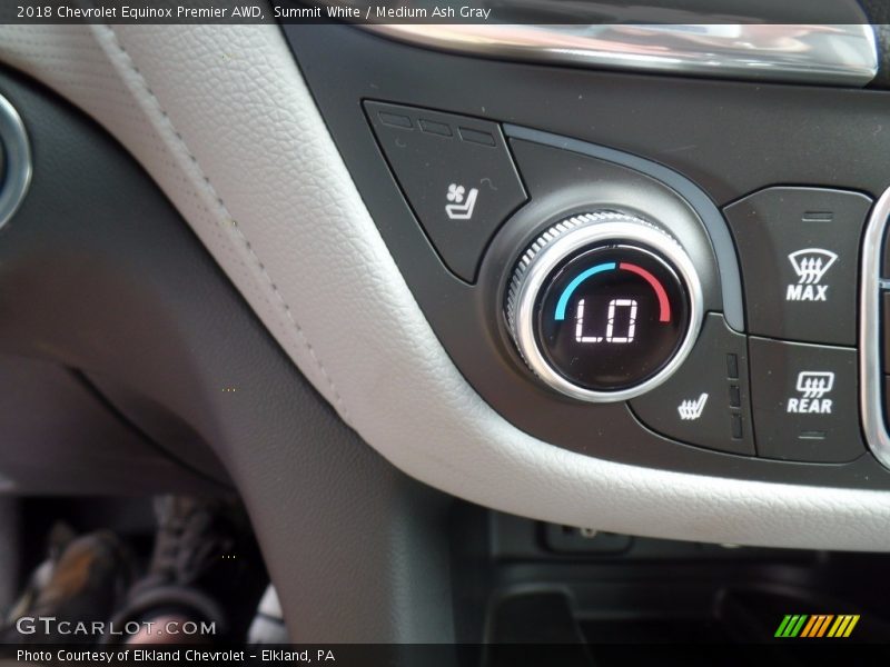 Summit White / Medium Ash Gray 2018 Chevrolet Equinox Premier AWD