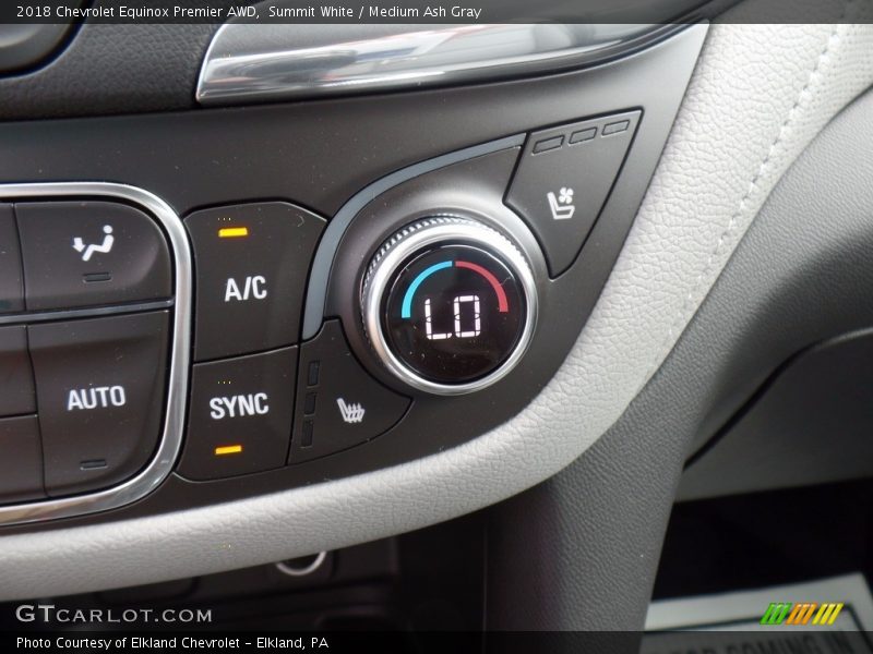 Summit White / Medium Ash Gray 2018 Chevrolet Equinox Premier AWD