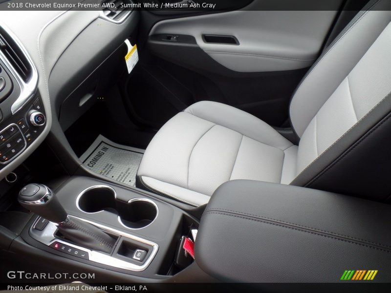 Summit White / Medium Ash Gray 2018 Chevrolet Equinox Premier AWD