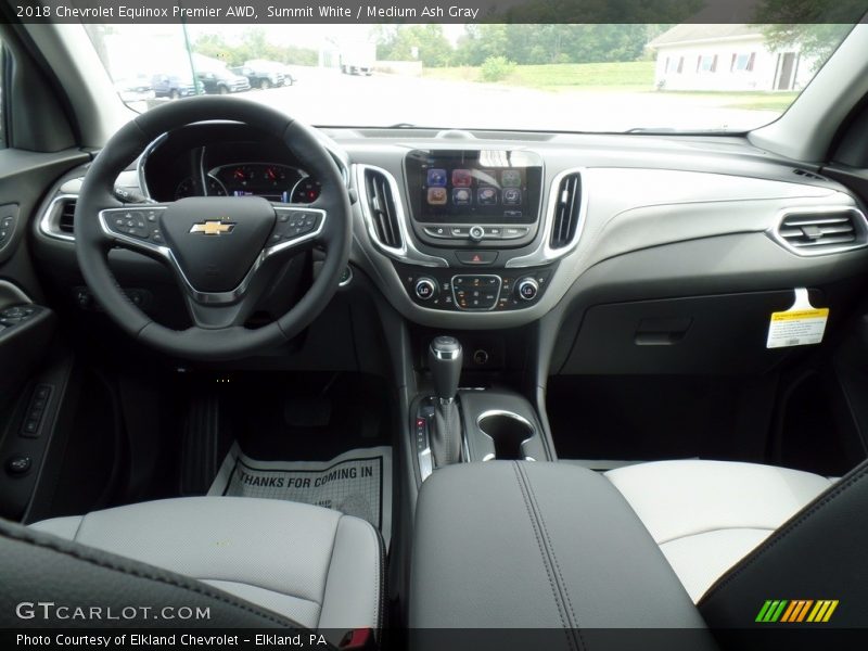 Summit White / Medium Ash Gray 2018 Chevrolet Equinox Premier AWD