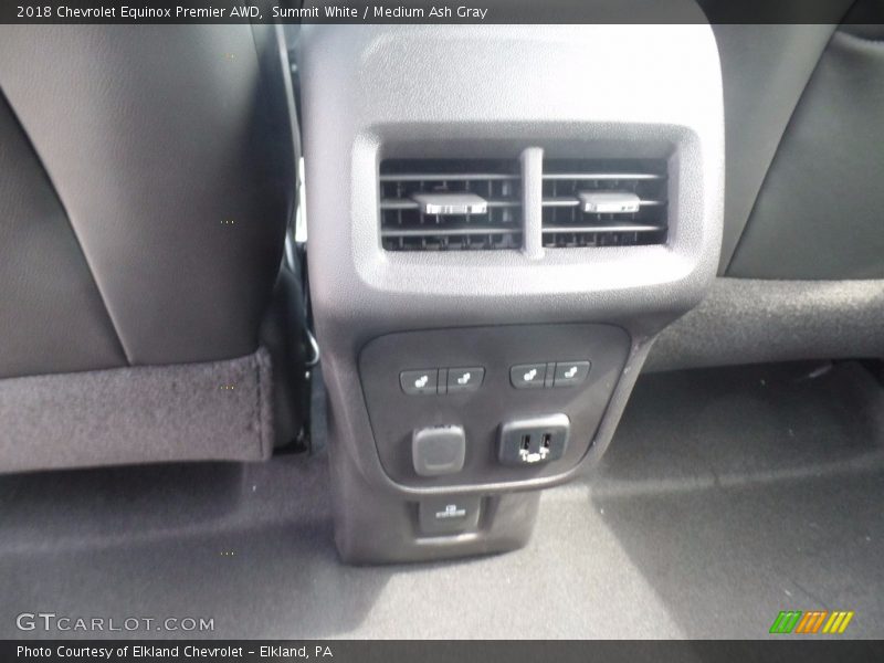 Summit White / Medium Ash Gray 2018 Chevrolet Equinox Premier AWD
