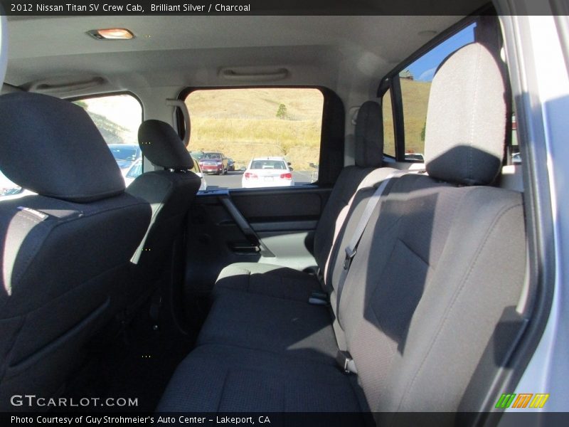 Brilliant Silver / Charcoal 2012 Nissan Titan SV Crew Cab