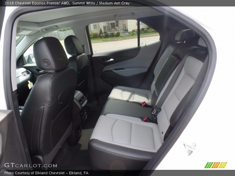 Summit White / Medium Ash Gray 2018 Chevrolet Equinox Premier AWD
