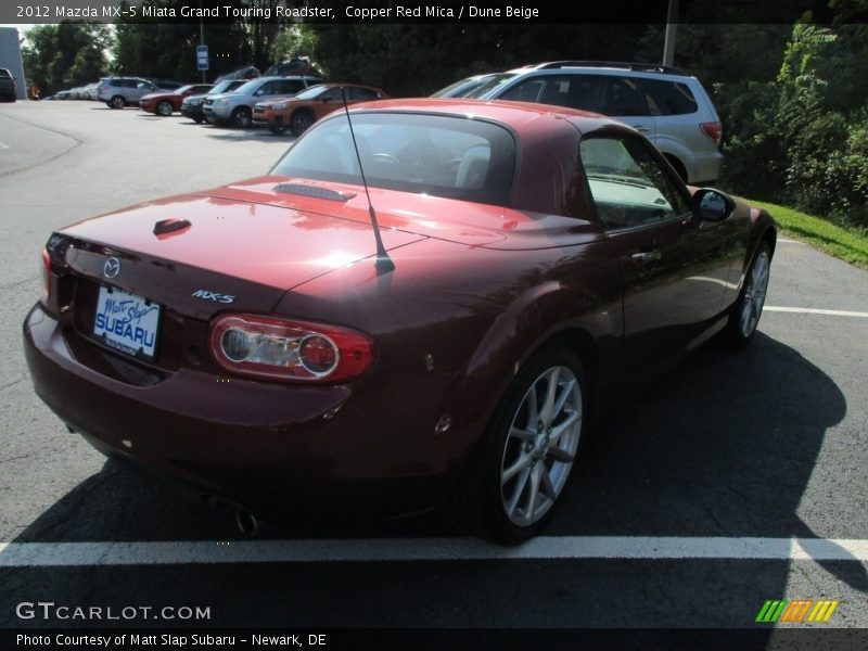 Copper Red Mica / Dune Beige 2012 Mazda MX-5 Miata Grand Touring Roadster