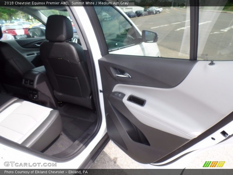 Summit White / Medium Ash Gray 2018 Chevrolet Equinox Premier AWD