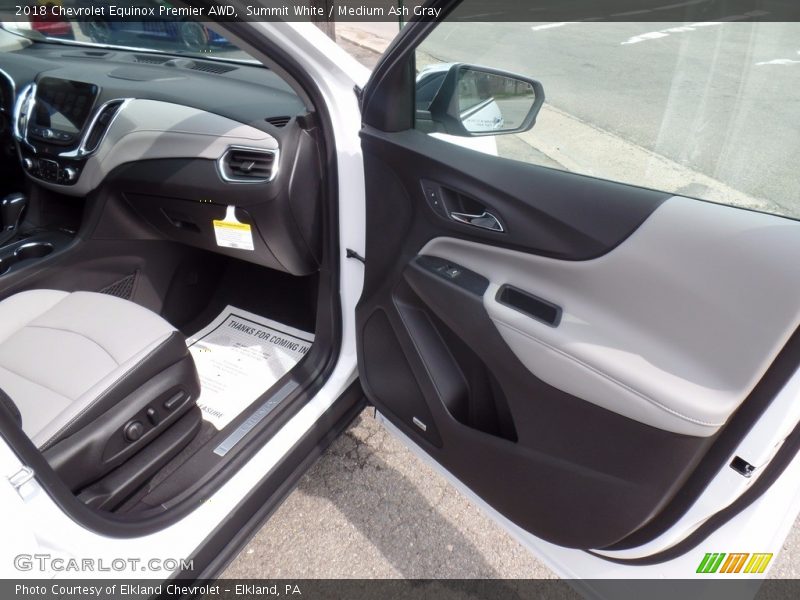 Summit White / Medium Ash Gray 2018 Chevrolet Equinox Premier AWD