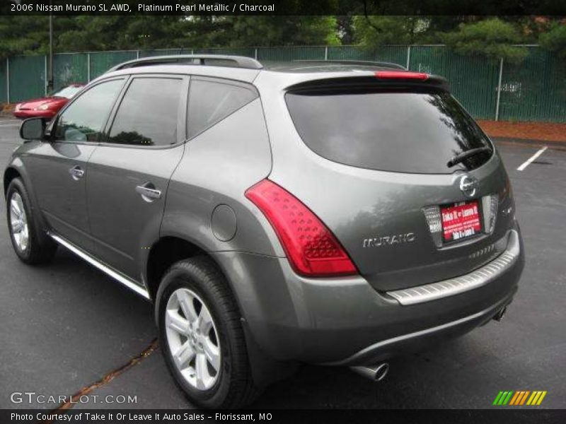 Platinum Pearl Metallic / Charcoal 2006 Nissan Murano SL AWD