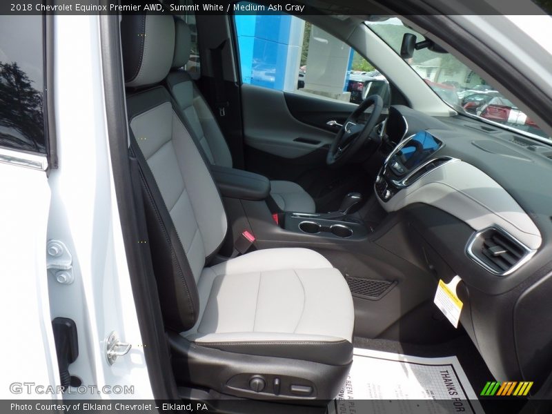 Summit White / Medium Ash Gray 2018 Chevrolet Equinox Premier AWD