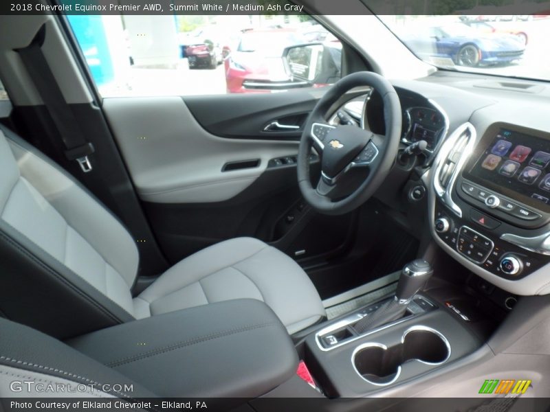 Summit White / Medium Ash Gray 2018 Chevrolet Equinox Premier AWD