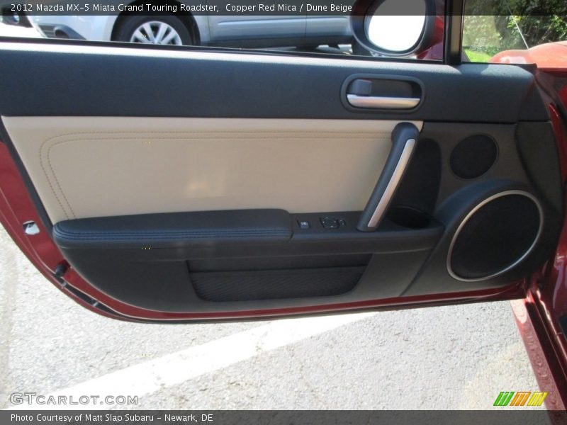 Copper Red Mica / Dune Beige 2012 Mazda MX-5 Miata Grand Touring Roadster
