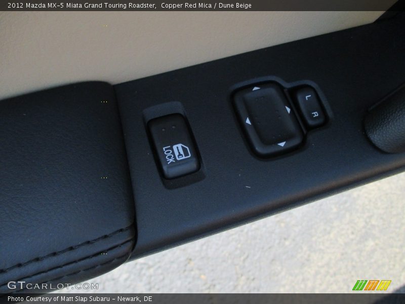 Copper Red Mica / Dune Beige 2012 Mazda MX-5 Miata Grand Touring Roadster