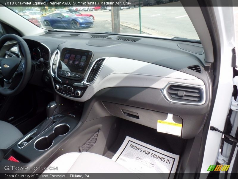 Summit White / Medium Ash Gray 2018 Chevrolet Equinox Premier AWD