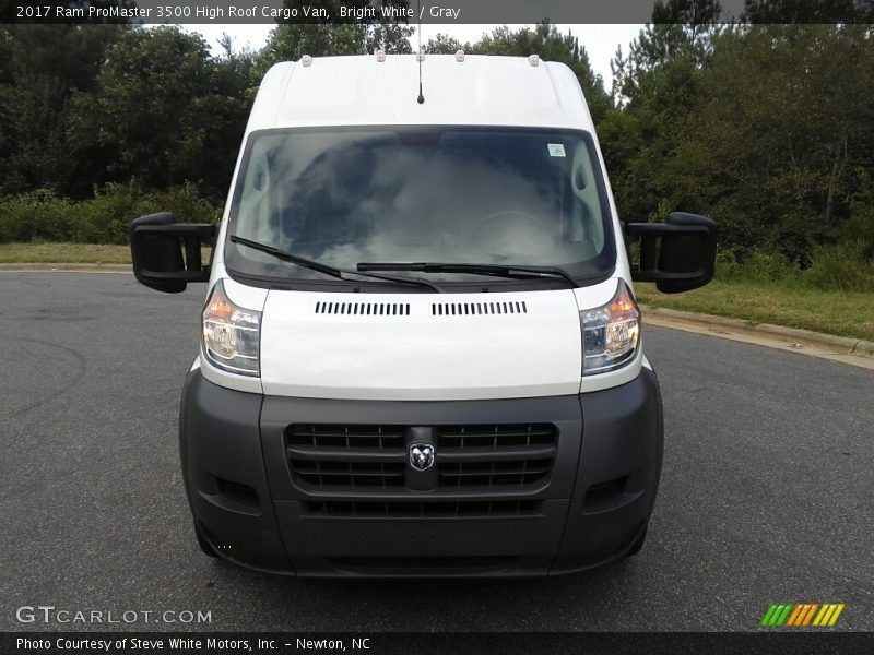 Bright White / Gray 2017 Ram ProMaster 3500 High Roof Cargo Van