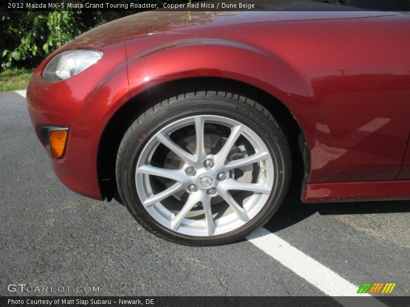 Copper Red Mica / Dune Beige 2012 Mazda MX-5 Miata Grand Touring Roadster