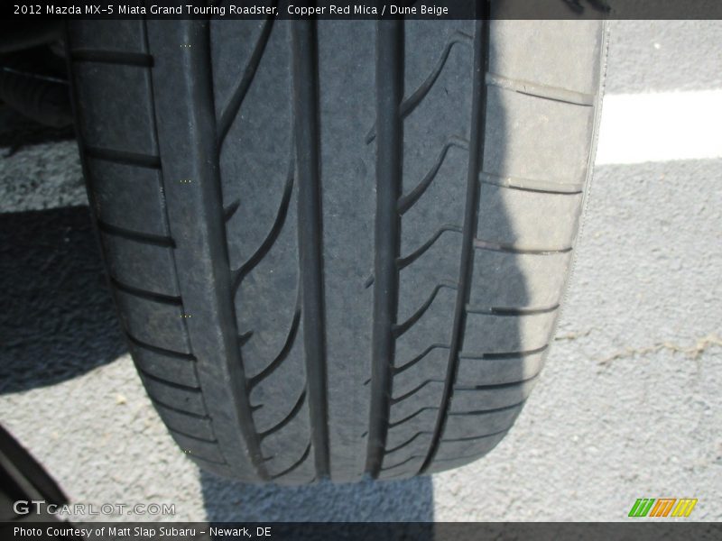 Copper Red Mica / Dune Beige 2012 Mazda MX-5 Miata Grand Touring Roadster