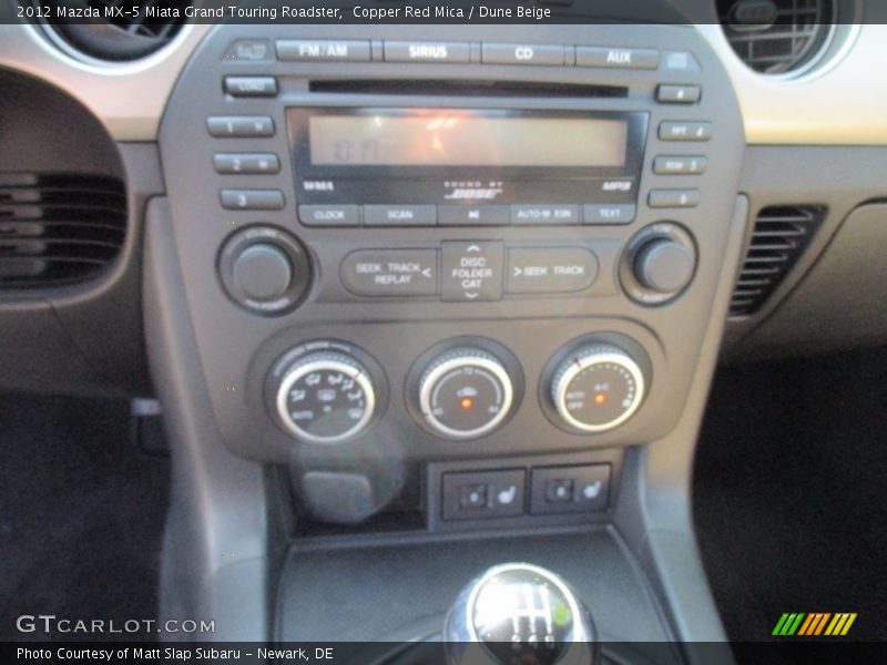 Copper Red Mica / Dune Beige 2012 Mazda MX-5 Miata Grand Touring Roadster