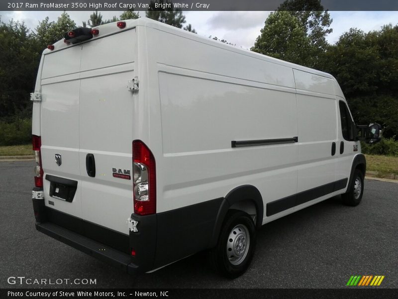 Bright White / Gray 2017 Ram ProMaster 3500 High Roof Cargo Van