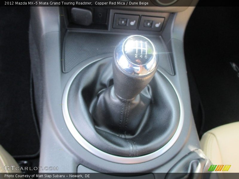 Copper Red Mica / Dune Beige 2012 Mazda MX-5 Miata Grand Touring Roadster