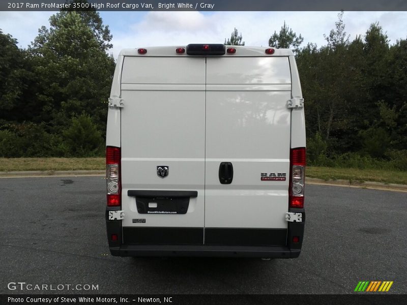 Bright White / Gray 2017 Ram ProMaster 3500 High Roof Cargo Van