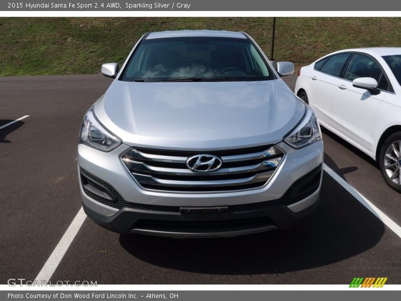 Sparkling Silver / Gray 2015 Hyundai Santa Fe Sport 2.4 AWD