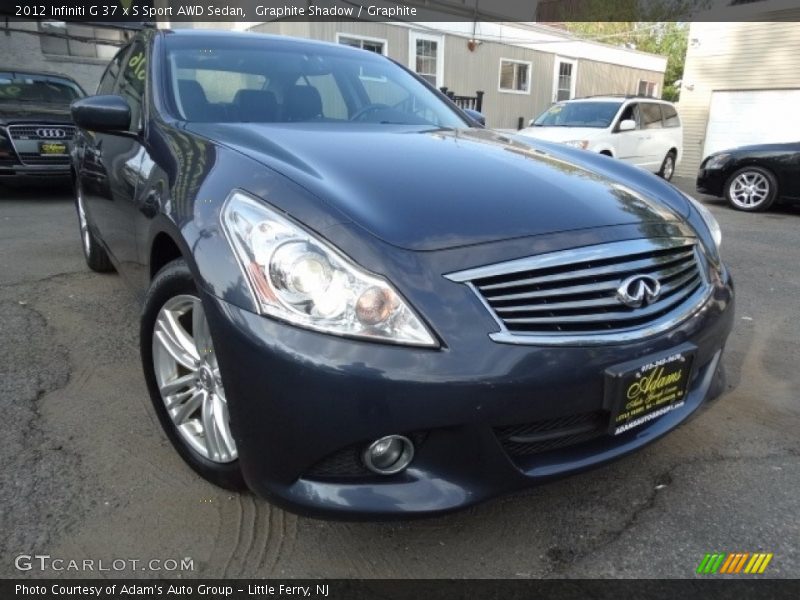 Graphite Shadow / Graphite 2012 Infiniti G 37 x S Sport AWD Sedan