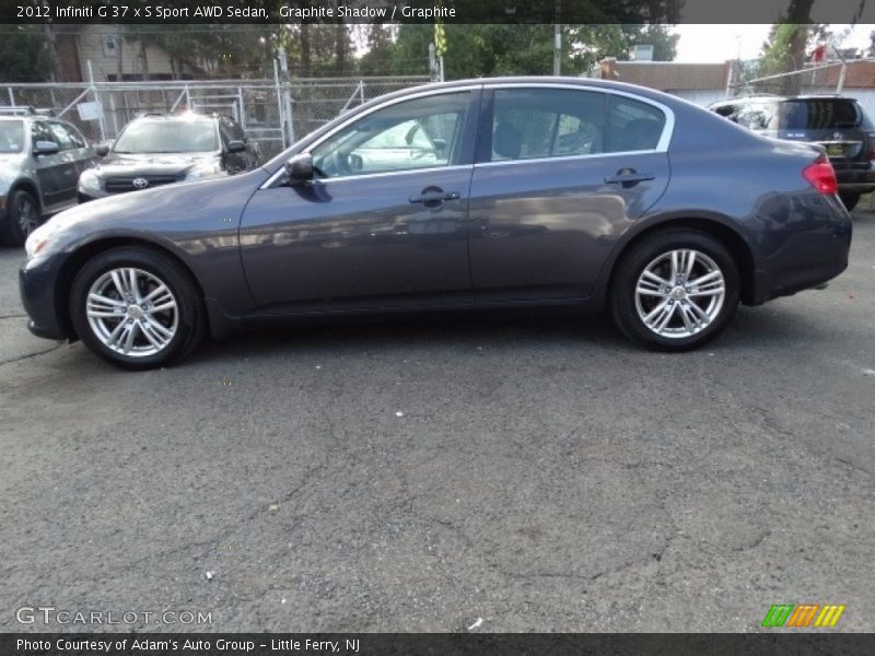 Graphite Shadow / Graphite 2012 Infiniti G 37 x S Sport AWD Sedan