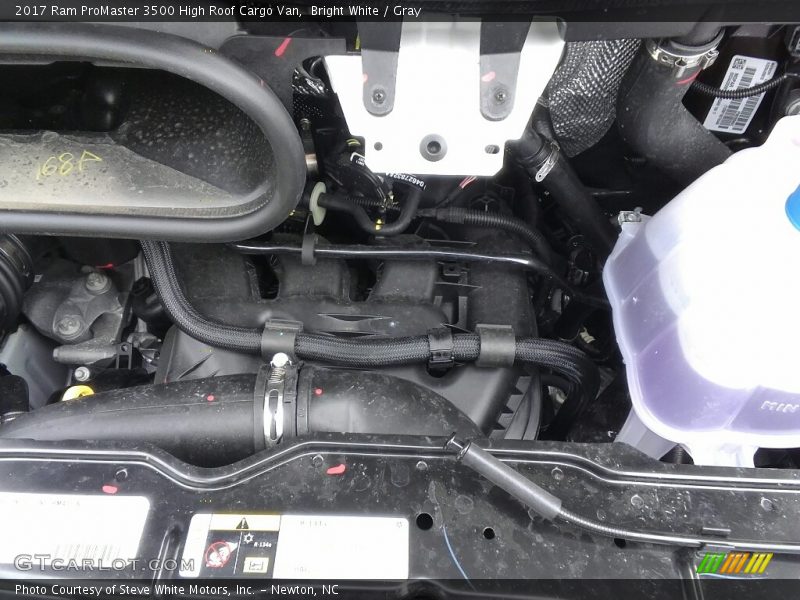 Bright White / Gray 2017 Ram ProMaster 3500 High Roof Cargo Van