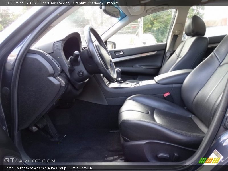 Graphite Shadow / Graphite 2012 Infiniti G 37 x S Sport AWD Sedan