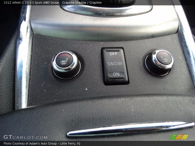 Graphite Shadow / Graphite 2012 Infiniti G 37 x S Sport AWD Sedan
