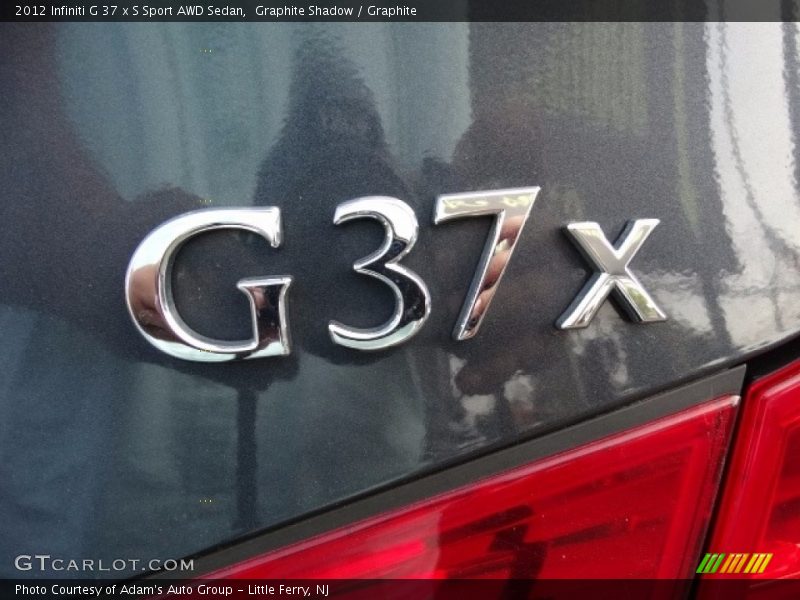 Graphite Shadow / Graphite 2012 Infiniti G 37 x S Sport AWD Sedan