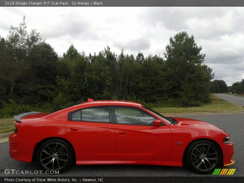 Go Mango / Black 2018 Dodge Charger R/T Scat Pack